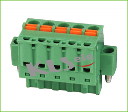 5.00mm &5.08mm Male Pluggable terminal block With Fixed hole