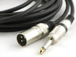 Microphone Cable (Mono Plug To XLR Plug)