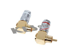 Gold RCA Phono Plug-Right