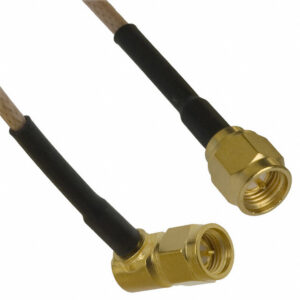 RF Cable For SMA Plug Male Straight To SMA Plug Male Right