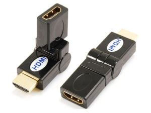 HDMI A male to HDMI A female adaptor,rotating 360˚