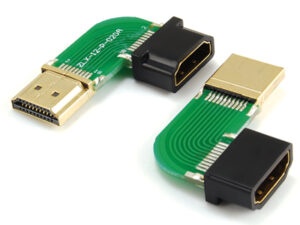 HDMI A male to HDMI A female adaptor,270˚ angle type