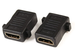 HDMI A female to HDMI A female panel adaptor