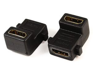 HDMI A female to HDMI A female panle adaptor,90˚ angle type