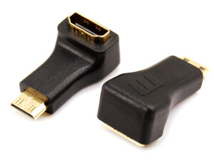 HDMI A female to HDMI mini male adaptor,270˚angle type