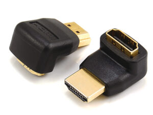 HDMI A male to HDMI A female adaptor,270˚angle type