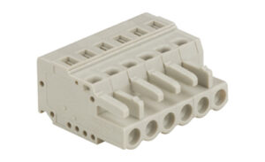 MCS 5.00mm female connector with spring-cage clamp