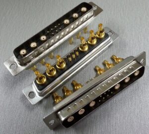 13W6 High current D-SUB RF Type Female & Male