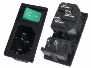 C14 AC power socket+Switch