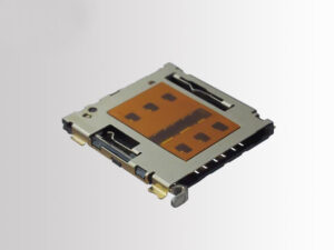 Nano SIM Card Connector,Tray type,6Pin,H1.5mm,with CD Pin