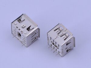 2X01 A Female Dip 180 USB Connector