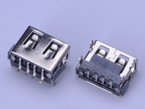 A Female SMD USB Connector L10.0mm