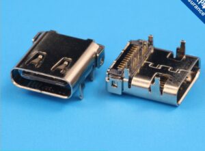 24P DIP+SMD L=10.0mm USB 3.1 type C connector female socket