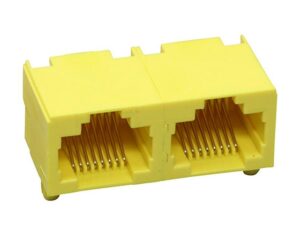 RJ45-8P8C 1x2 Jack without Shield