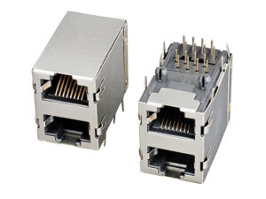 RJ45-8P8C 2x1 Jack