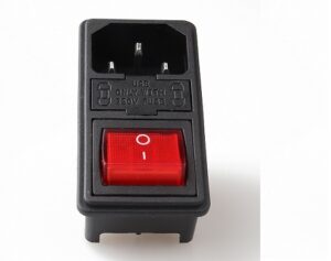 C14 AC power socket+Fuse+Switch