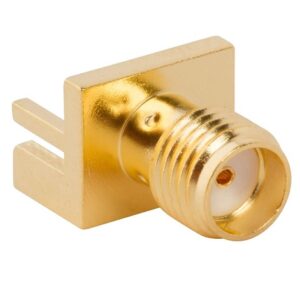 RF Connector SMA PCB End Launch Jack 50 Ohm (Jack, Female) L14.3mm Amphenol RF C901-10044-6RFX