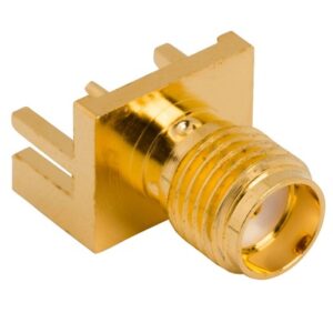 RF Connector SMA PCB End Launch Jack 50 Ohm (Jack, Female) L14.3mm Amphenol RF 132409