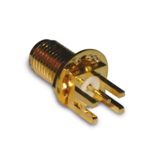 RF Connector SMA PCB End Launch Jack 50 Ohm (Jack, Female) L17.4mm Amphenol RF 132384