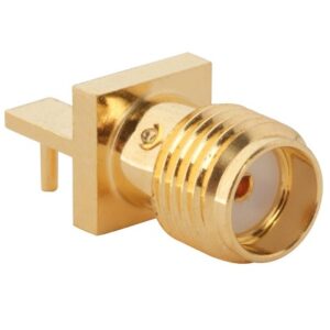 RF Connector SMA PCB End Launch Jk 50 Ohm High Freq (Jack, Female) Amphenol 901-10510-1