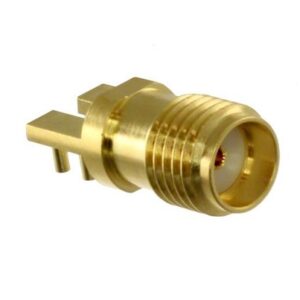 RF Connector SMA PCB End Launch Jk 50 Ohm High Freq (Jack, Female) Amphenol 901-10512-2