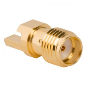 RF Connector SMA PCB End Launch Str Jk 50 Ohm Rnd Flange with Flats (Jack, Female) Amphenol 901-10513-3