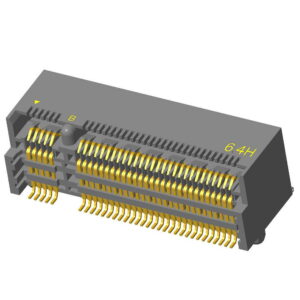 0.50mm Pitch Mini PCI-Express and M.2 connector 67 positions,Height 6.4mm