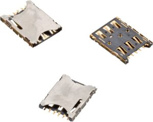 Nano SIM Card Connector;PUSH PULL,6Pin,H1.2mm